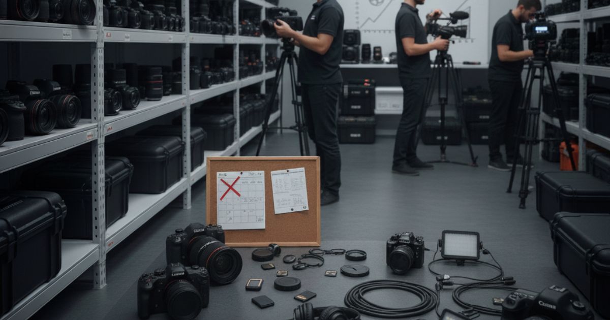 Rental management software for AV and Camera rental equipment