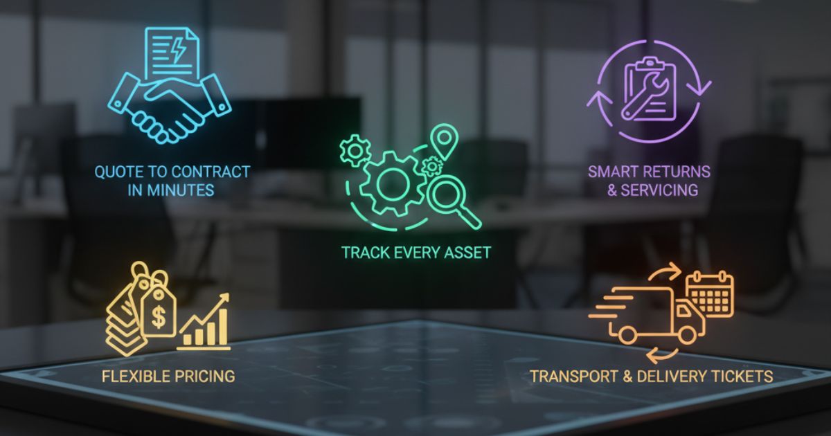 Rental management software for home security equipment 2