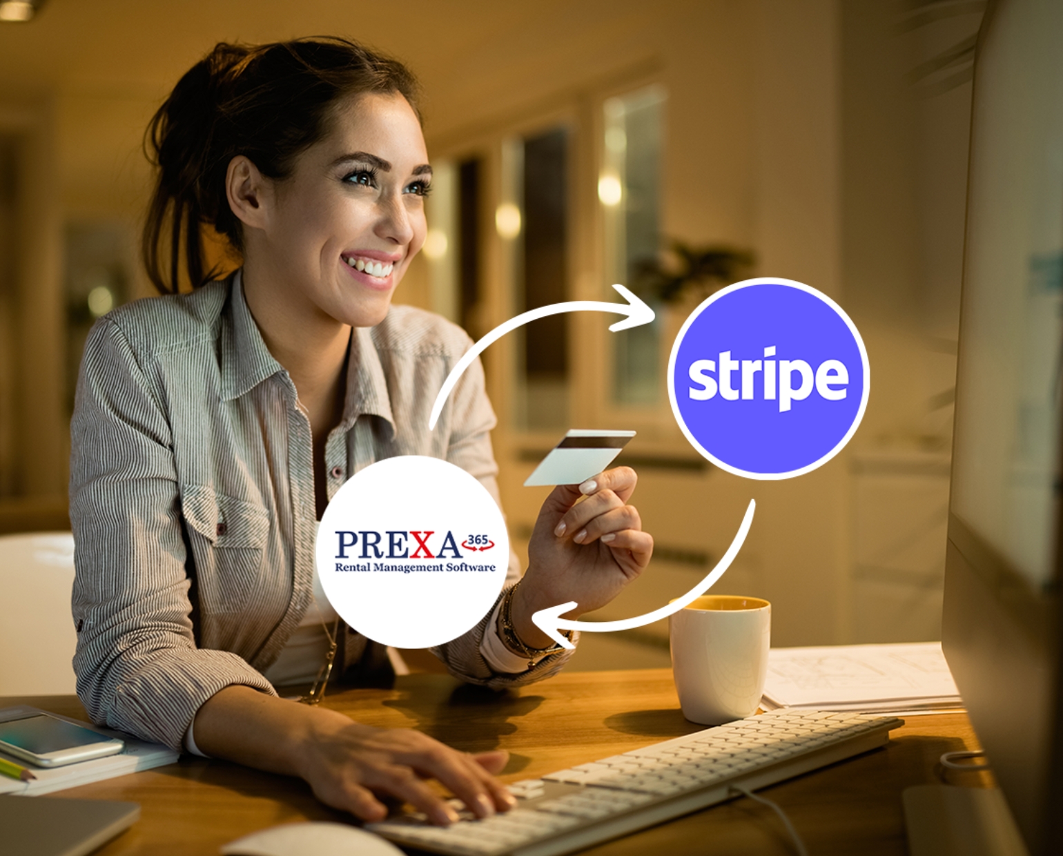 rental management software integration with Stripe payment gateway