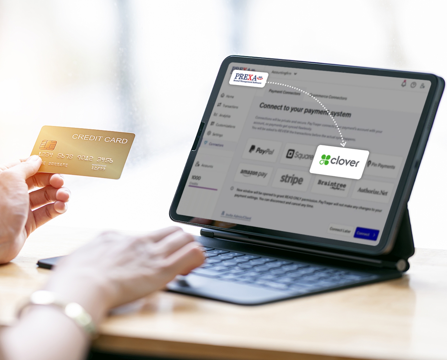 rental management software integration with Clover