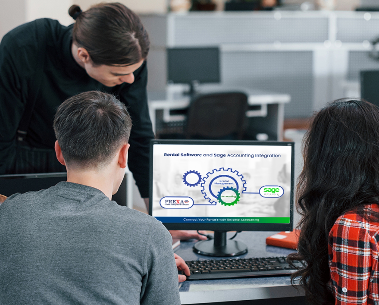 rental management software integration with Sage Accounting