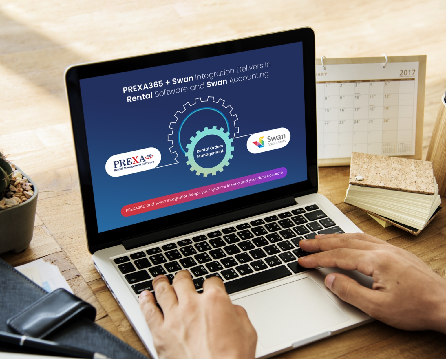 rental management software integration with Swan accounting